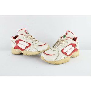 Vintage 90s Distressed Ohio State University Spell Out Leather Mom Shoes Womens